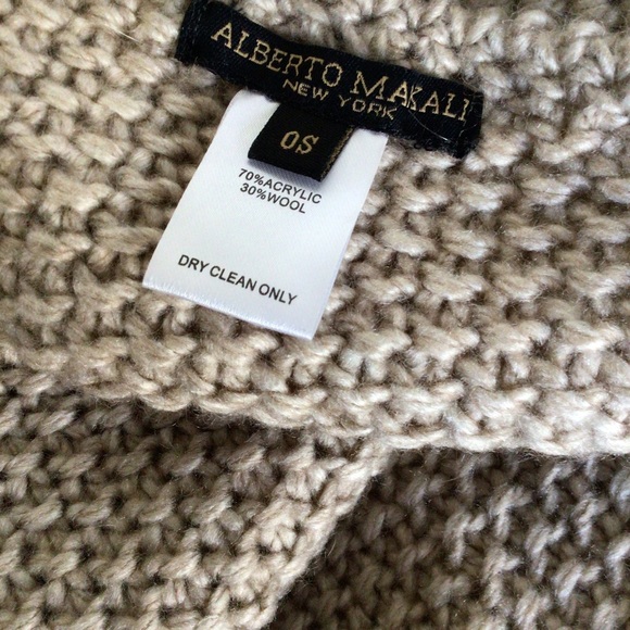 ALBERTO MAKALI WOOL STUDDED WRAP - Picture 7 of 15